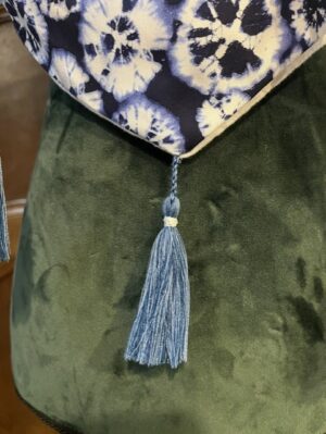 Chèche bleu blanc – Image 2