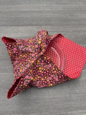 Sac à tarte à fleurs