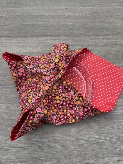 Sac à tarte à fleurs