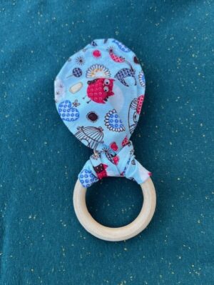 Anneau dentition bébé hiboux