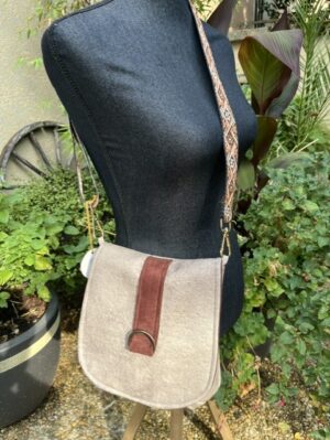 sac bandoulière beige