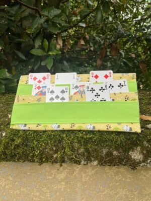 Porte cartes de jeux zébre