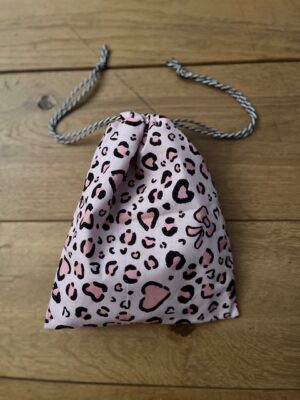 Pochette maillot de bains panthère rose