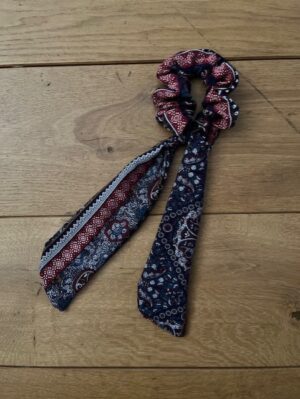 Foulchie / chouchou foulard marine