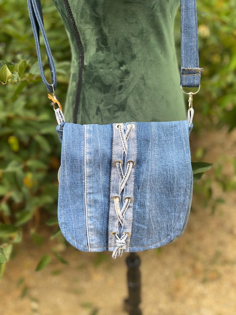 Sac bandoulière jeans