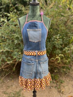 Tablier de cuisine jeans